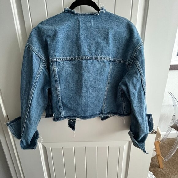 SLVRLKE "TRUCKER" JEAN JACKET, MEDIUM - Picture 6 of 6
